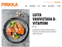 Tablet Screenshot of pirkka.fi